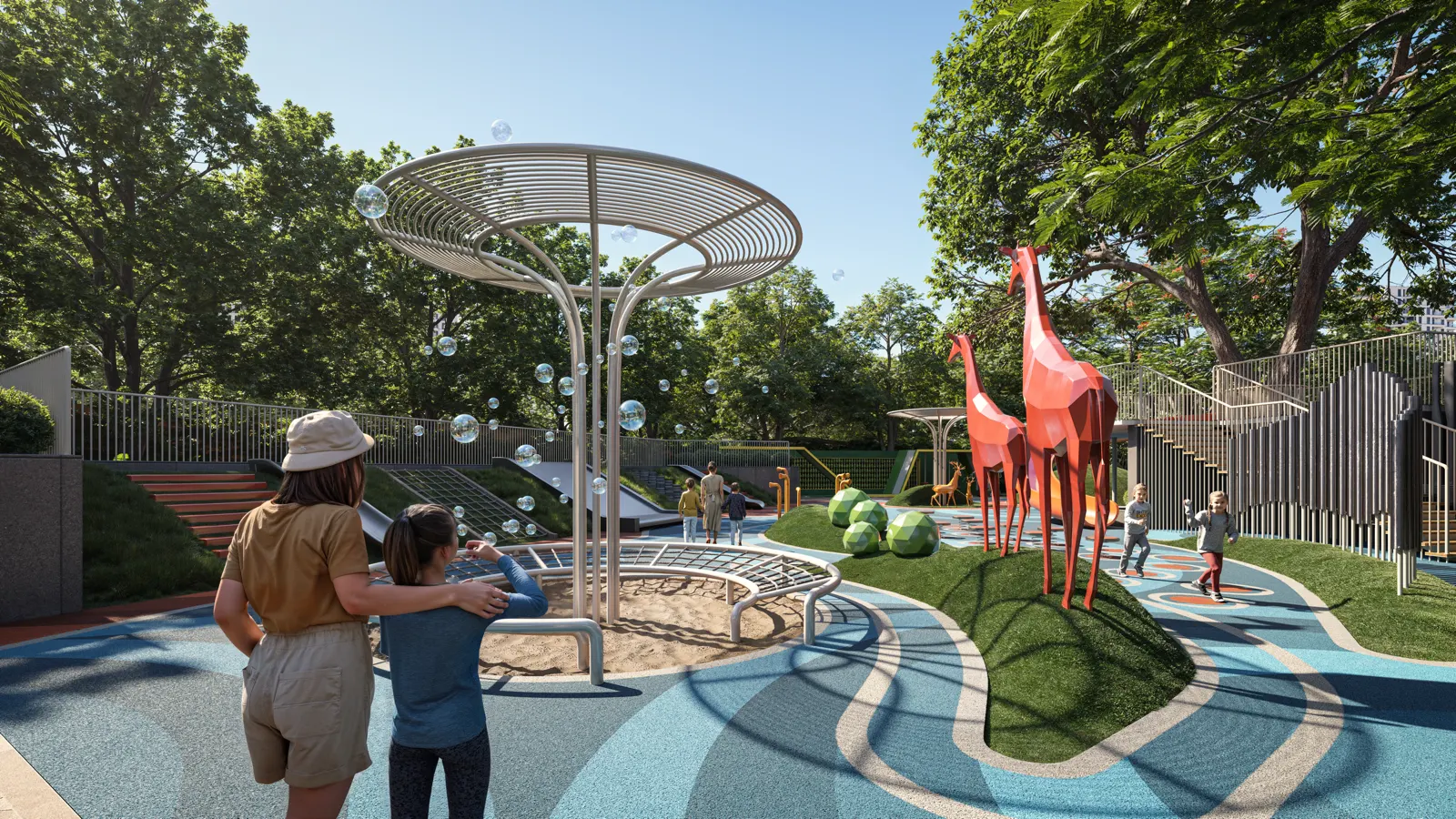 Podium Level Landscape